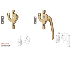 AX.LD-8074 弧形联动执手B